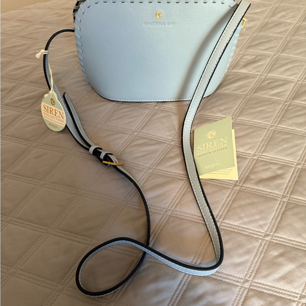 Spartina 449 Light Blue Crossbody Bag